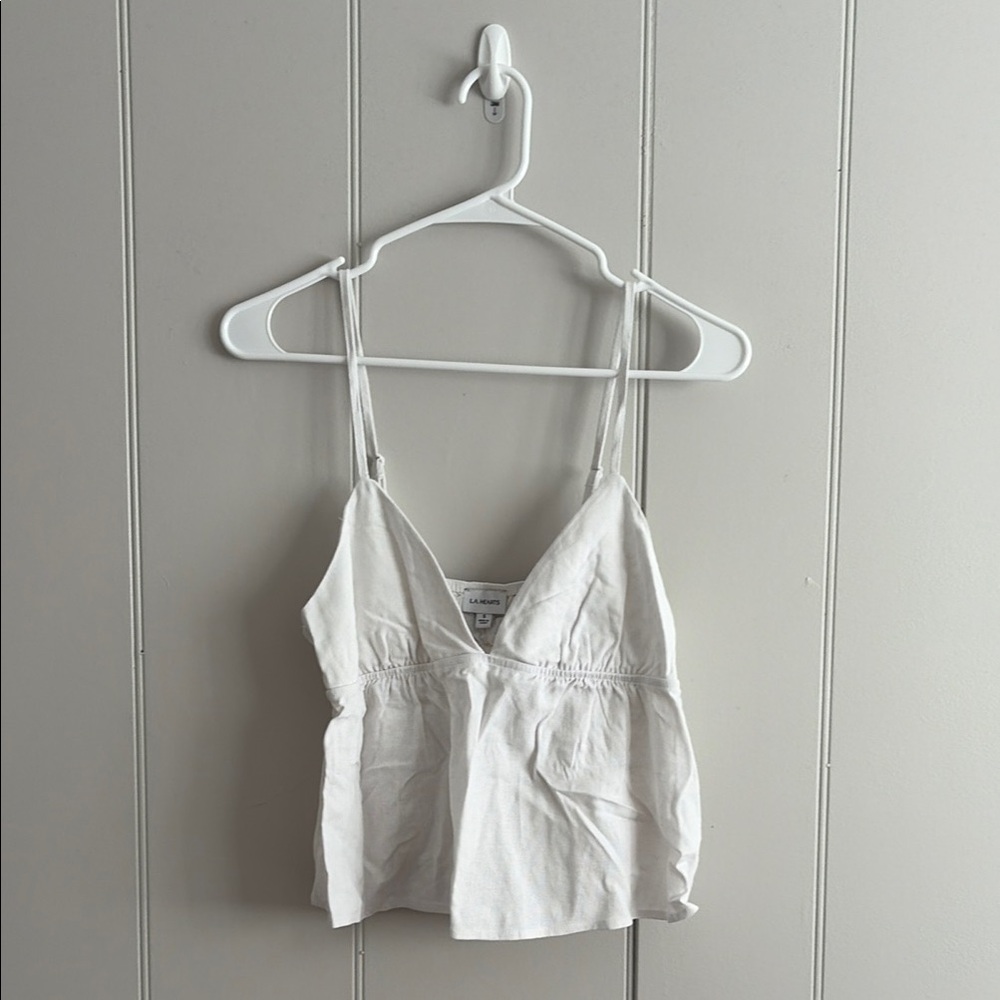 LA hearts pacsun White Spaghetti-Strap
